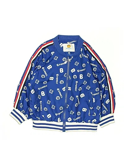 Pre-owned Assorted Brands Kids' Track Jacket In Blue