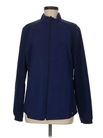 Pre-owned Assorted Brands Track Jacket In Blue