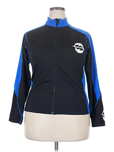 Pre-owned Assorted Brands Track Jacket In Blue