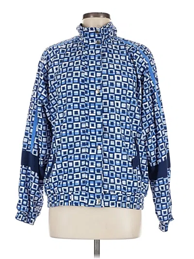 Pre-owned Assorted Brands Track Jacket In Blue
