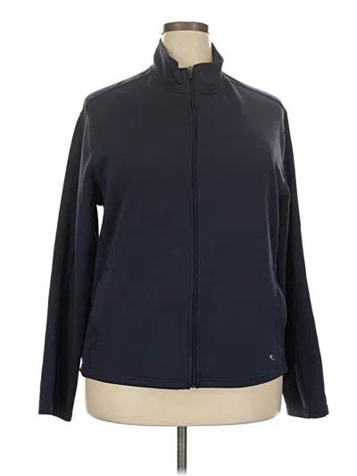Pre-owned Assorted Brands Track Jacket In Blue