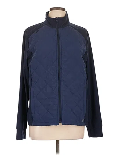 Pre-owned Assorted Brands Track Jacket In Blue