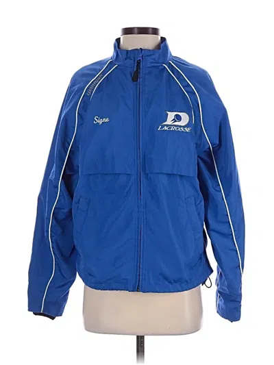 Pre-owned Assorted Brands Track Jacket In Blue