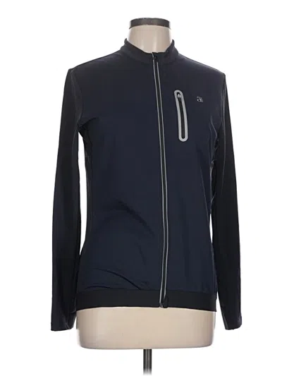 Pre-owned Assorted Brands Track Jacket In Blue