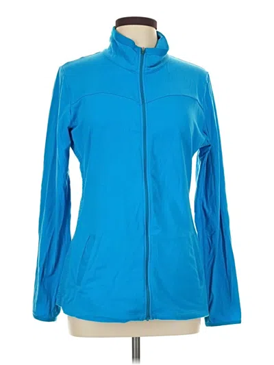 Pre-owned Assorted Brands Track Jacket In Blue