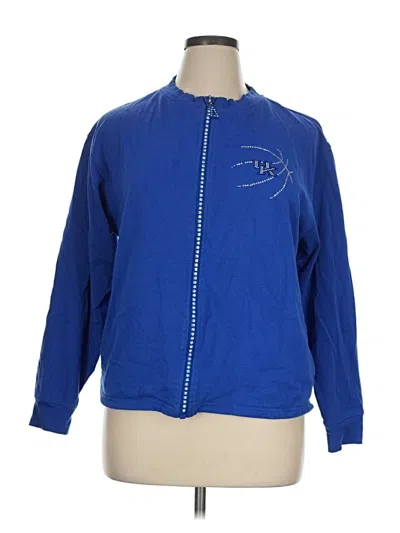 Pre-owned Assorted Brands Track Jacket In Blue