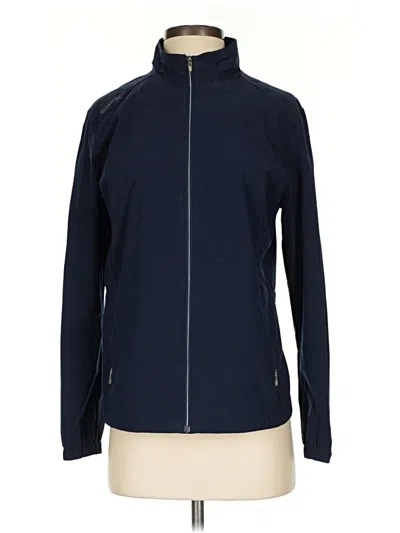Pre-owned Assorted Brands Track Jacket In Blue