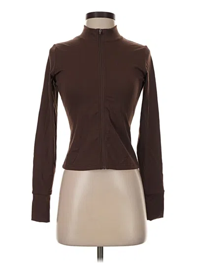 Pre-owned Assorted Brands Track Jacket In Brown