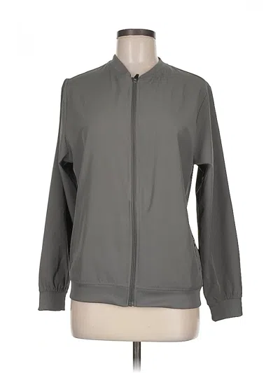 Pre-owned Assorted Brands Track Jacket In Gray