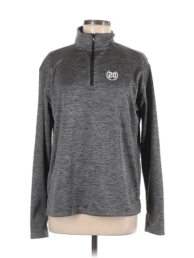 Pre-owned Assorted Brands Track Jacket In Gray