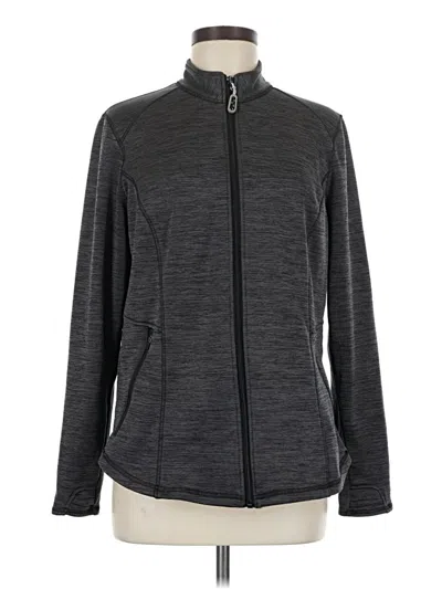 Pre-owned Assorted Brands Track Jacket In Gray