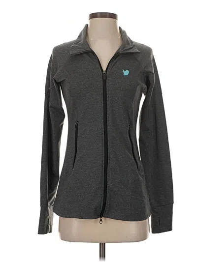 Pre-owned Assorted Brands Track Jacket In Gray