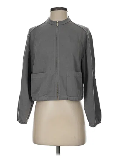 Pre-owned Assorted Brands Track Jacket In Gray
