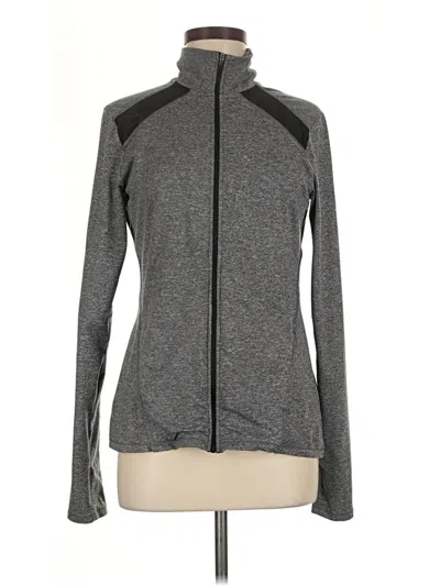 Pre-owned Assorted Brands Track Jacket In Gray