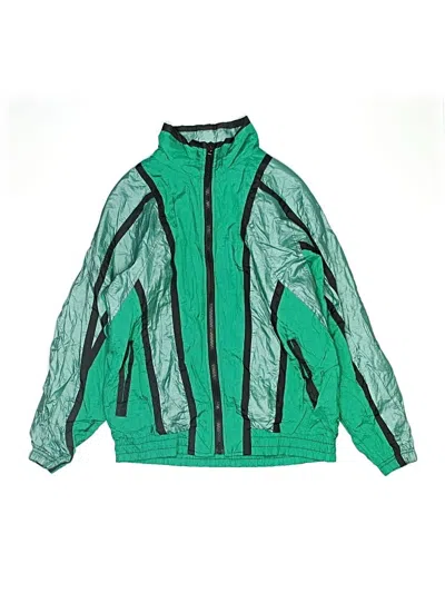 Pre-owned Assorted Brands Kids' Track Jacket In Green