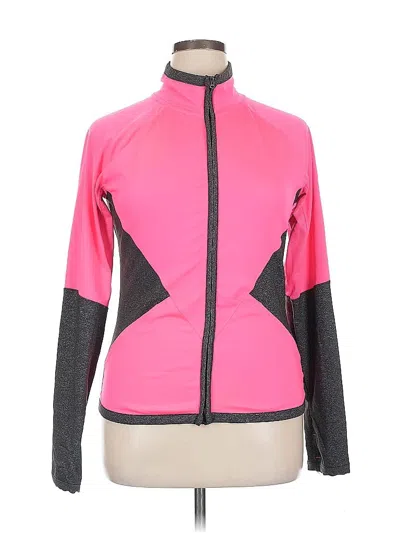 Pre-owned Assorted Brands Track Jacket In Pink