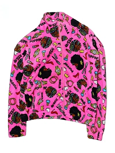 Pre-owned Assorted Brands Kids' Track Jacket In Pink