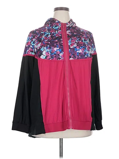 Pre-owned Assorted Brands Track Jacket In Pink