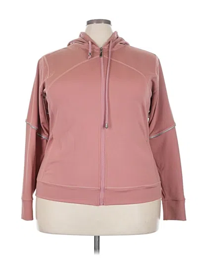 Pre-owned Assorted Brands Track Jacket In Pink