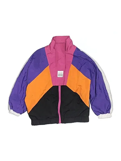 Pre-owned Assorted Brands Kids' Track Jacket In Purple