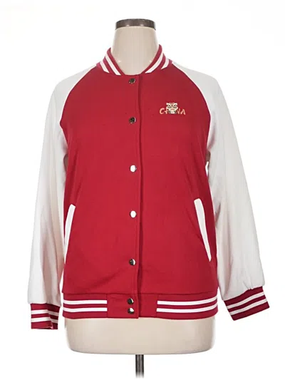 Pre-owned Assorted Brands Track Jacket In Red