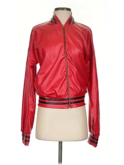 Assorted Brands Track Jacket In Red