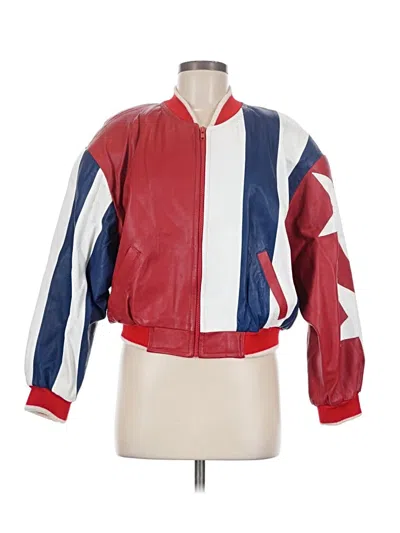Pre-owned Assorted Brands Track Jacket In Red