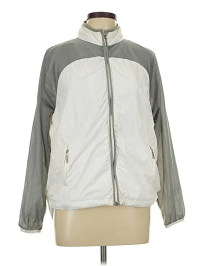 Pre-owned Assorted Brands Track Jacket In Silver