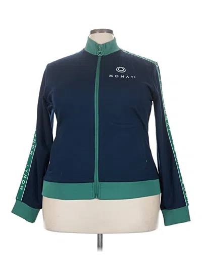 Pre-owned Assorted Brands Track Jacket In Teal
