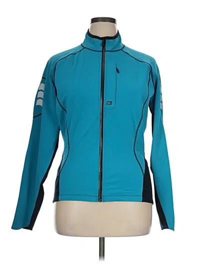 Pre-owned Assorted Brands Track Jacket In Teal
