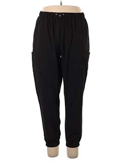 Pre-owned Assorted Brands Track Pants In Black