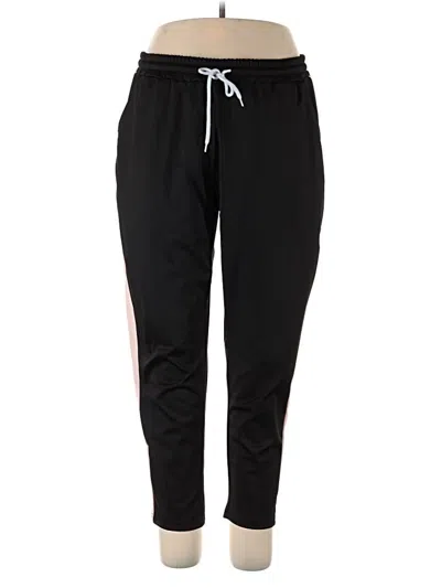 Pre-owned Assorted Brands Track Pants In Black