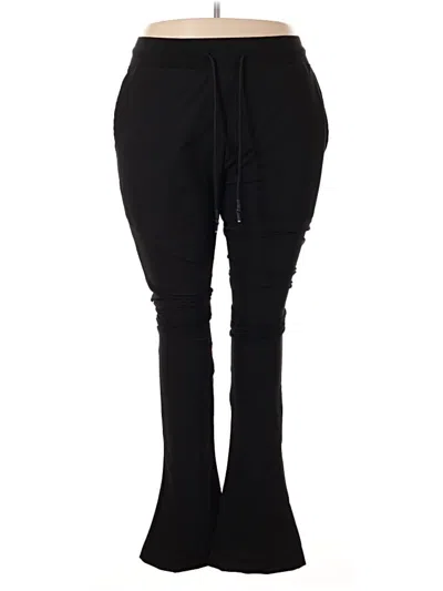 Pre-owned Assorted Brands Track Pants In Black