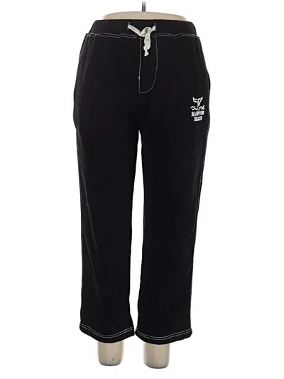 Pre-owned Assorted Brands Track Pants In Black