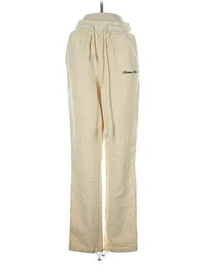 Pre-owned Assorted Brands Track Pants In Ivory