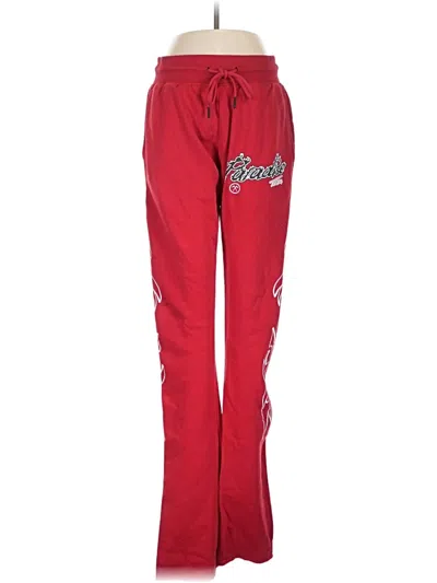 Pre-owned Assorted Brands Track Pants In Red