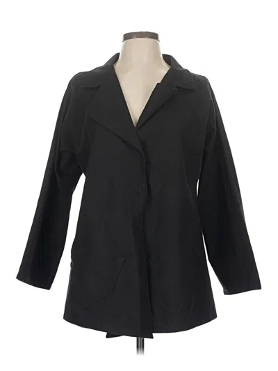 Pre-owned Assorted Brands Trenchcoat In Black