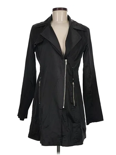 Pre-owned Assorted Brands Trenchcoat In Black