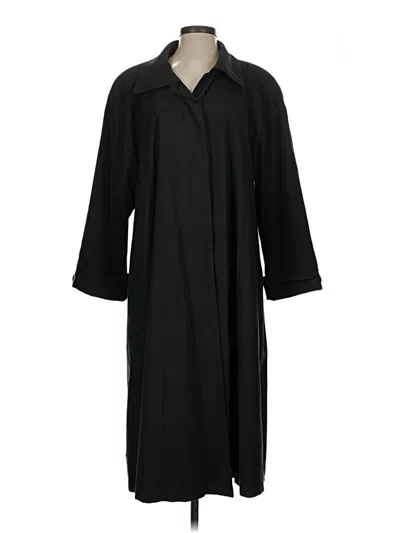 Pre-owned Assorted Brands Trenchcoat In Black