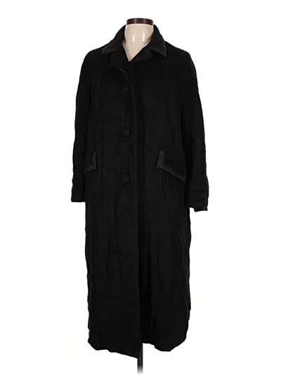 Pre-owned Assorted Brands Trenchcoat In Black