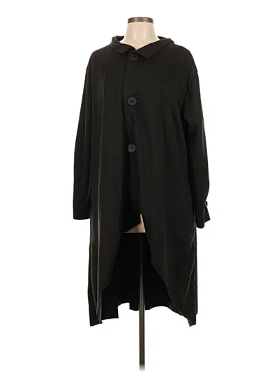 Pre-owned Assorted Brands Trenchcoat In Black