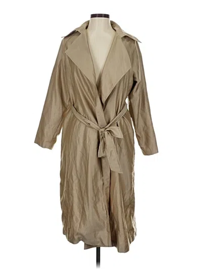 Pre-owned Assorted Brands Trenchcoat In Brown