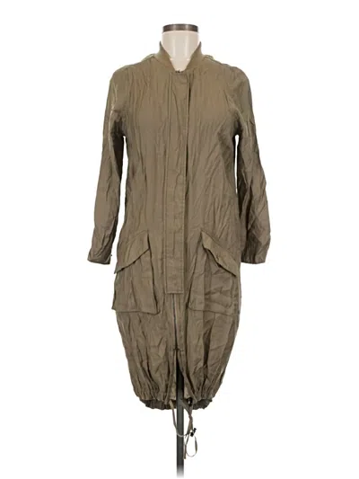 Pre-owned Assorted Brands Trenchcoat In Brown