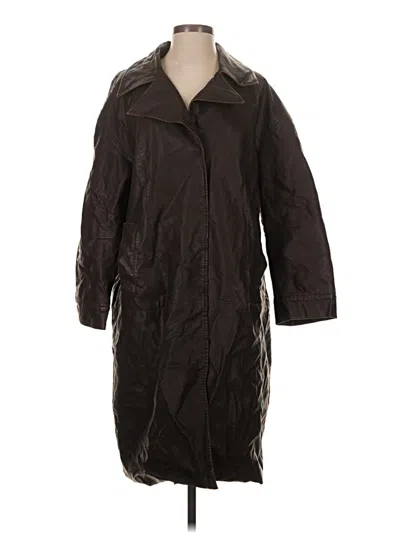 Pre-owned Assorted Brands Trenchcoat In Brown