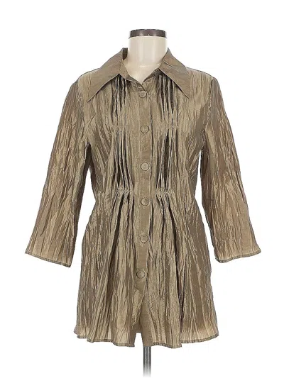 Pre-owned Assorted Brands Trenchcoat In Gold