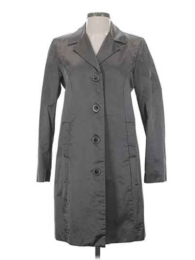 Pre-owned Assorted Brands Trenchcoat In Gray