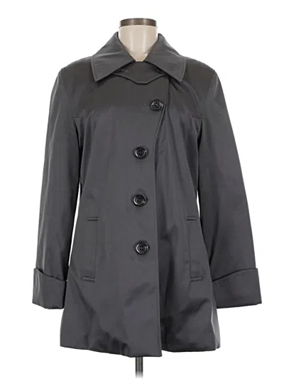 Pre-owned Assorted Brands Trenchcoat In Gray