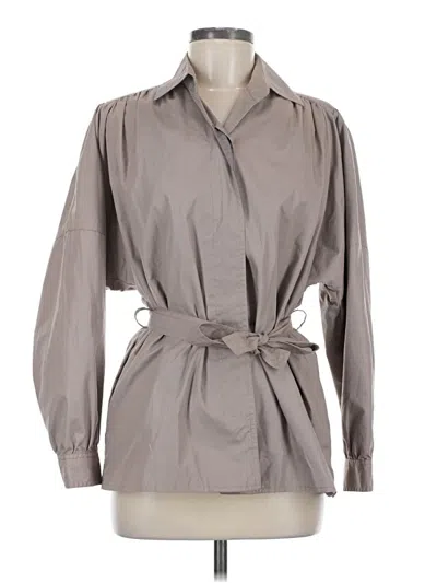 Pre-owned Assorted Brands Trenchcoat In Gray