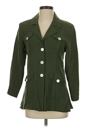 Pre-owned Assorted Brands Trenchcoat In Green