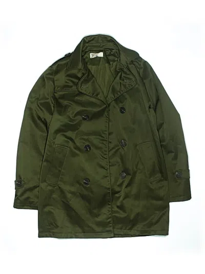 Pre-owned Assorted Brands Kids' Trenchcoat In Green